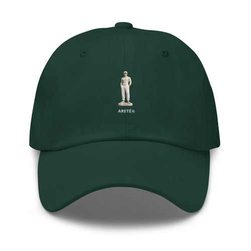 Areté Corpus dad hat premium — gorra algodón bordado clásico Drop 01